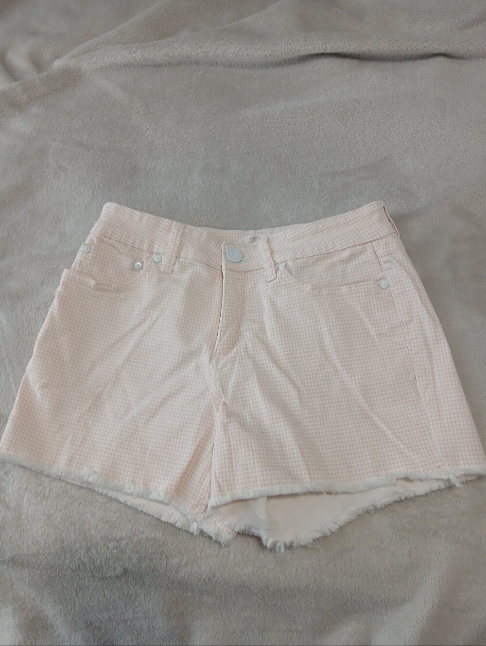 Lauren Conraf  Pink Gingham Women’s Shorts